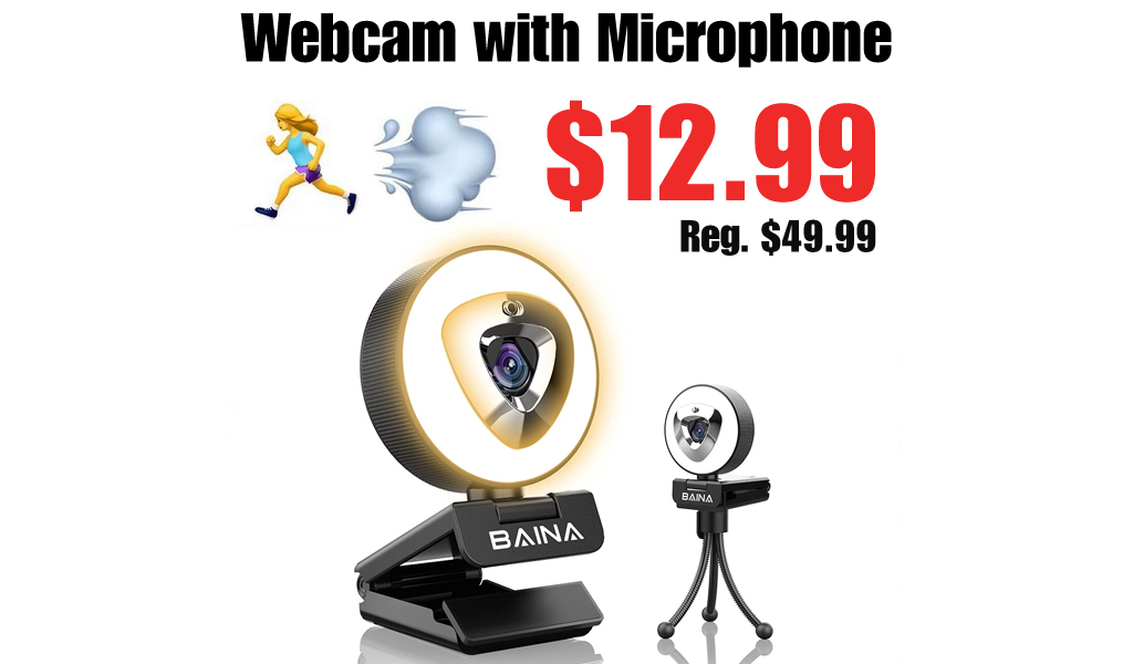 Webcam with Microphone Only $12.99 Shipped on Amazon (Regularly $49.99)