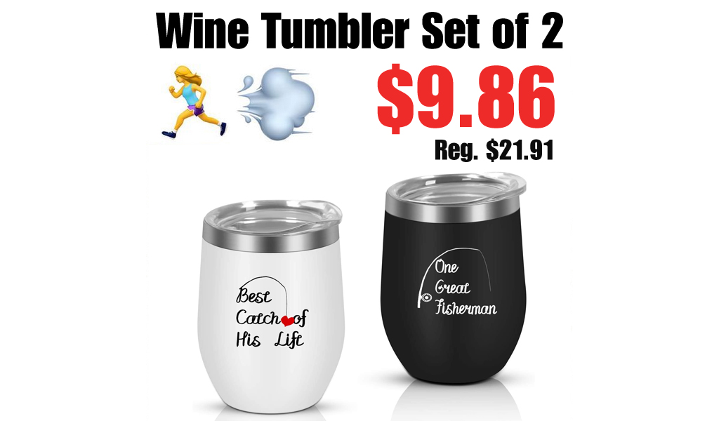 Wine Tumbler Set of 2 Only $9.86 Shipped on Amazon (Regularly $21.91)