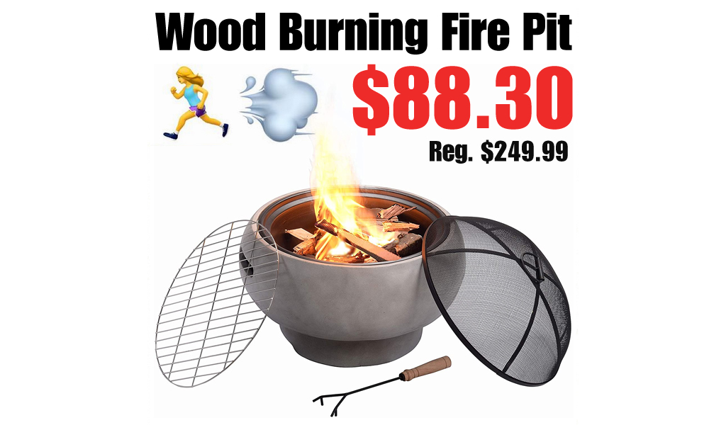 Wood Burning Fire Pit Only $88.30 Shipped on Amazon (Regularly $249.99)
