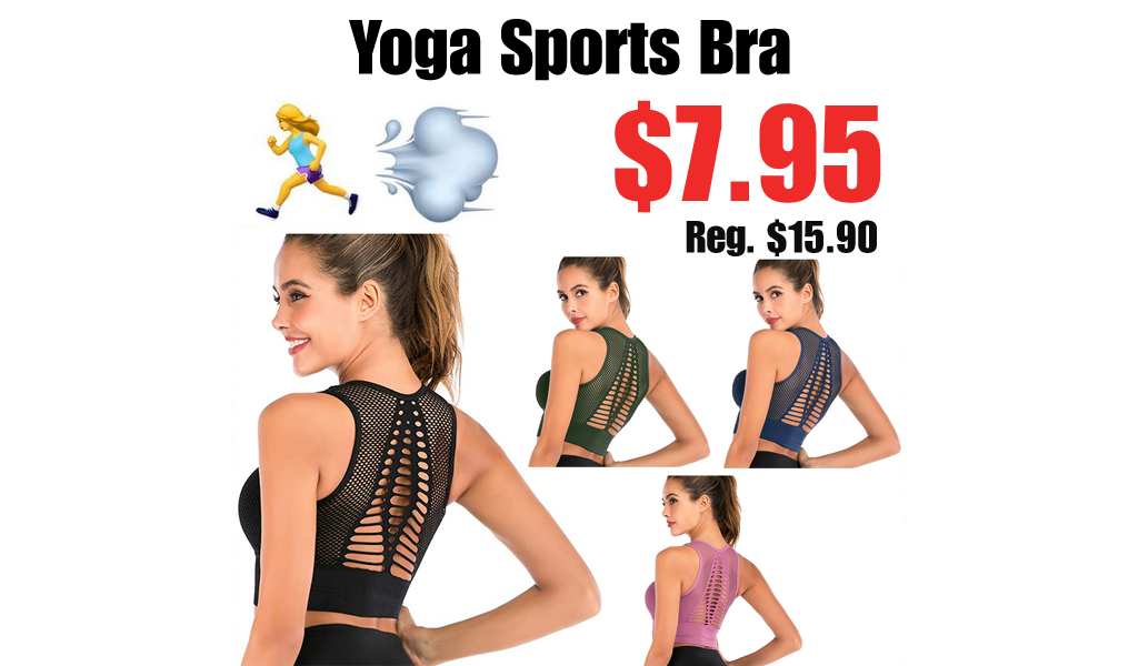 Yoga Sports Bra Just $7.95 Shipped on Amazon (Regularly $15.90)