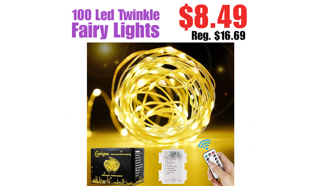 100 Led Twinkle Fairy Lights Only $8.49 Shipped on Amazon (Regularly $16.69)