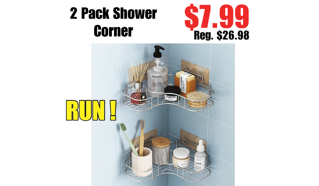 2 Pack Shower Corner Only $7.99 Shipped on Amazon (Regularly $26.98)