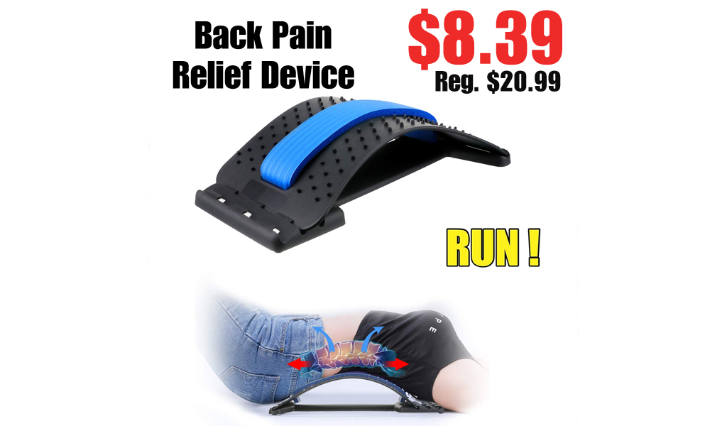 Back Pain Relief Device Only $8.39 Shipped on Amazon (Regularly $20.99)