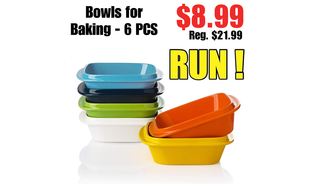 Bowls for Baking - 6 PCS Only $8.99 Shipped on Amazon (Regularly $21.99)