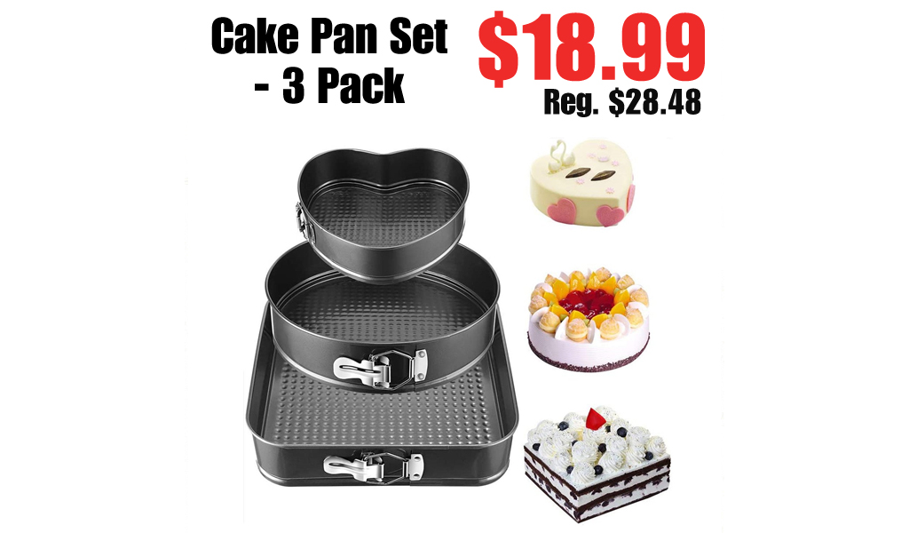 Cake Pan Set - 3 Pack Just $18.99 on Walmart.com (Regularly $28.48)