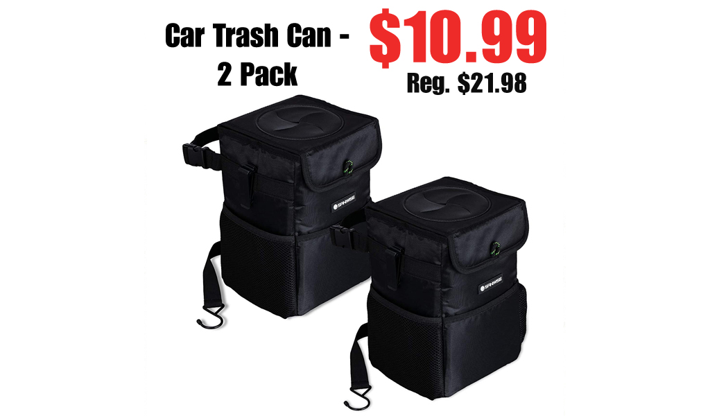 Car Trash Can - 2 Pack Only $10.99 Shipped on Amazon (Regularly $21.98)