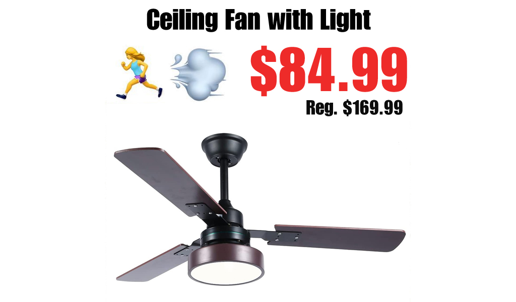Ceiling Fan with Light Only $84.99 Shipped on Amazon (Regularly $169.99)