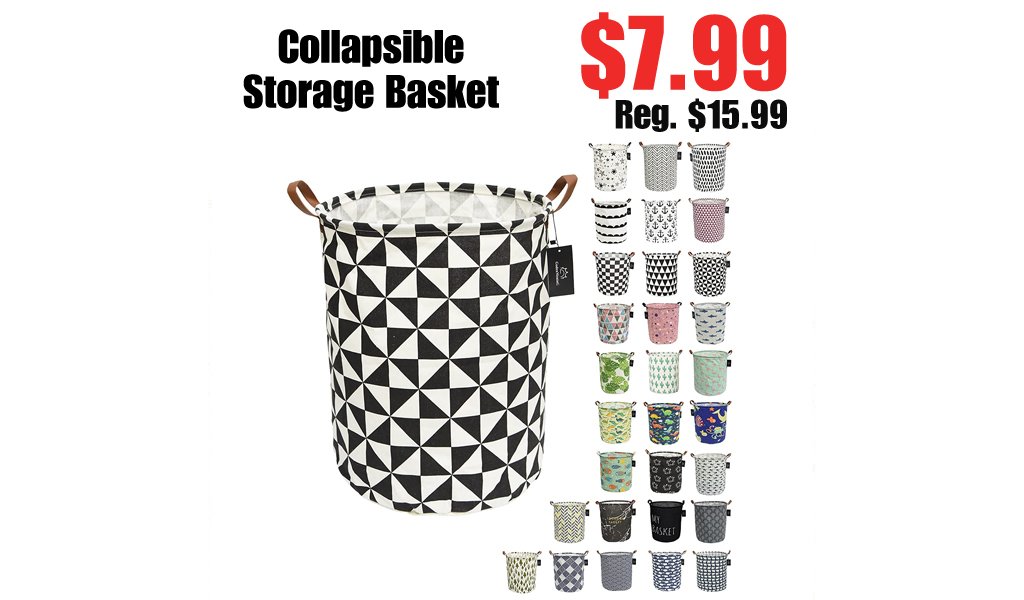 Collapsible Storage Basket Only $7.99 Shipped on Amazon (Regularly $15.99)