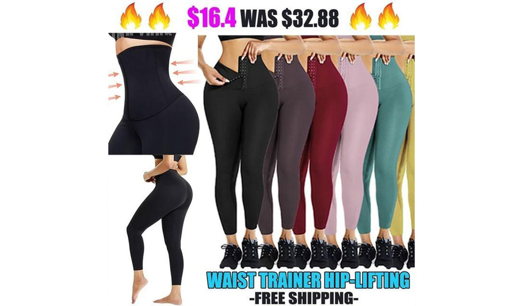 Comfortable High Waisted Stretchy Yoga Leggings With Tummy Control Waist For Women+Free Shipping!