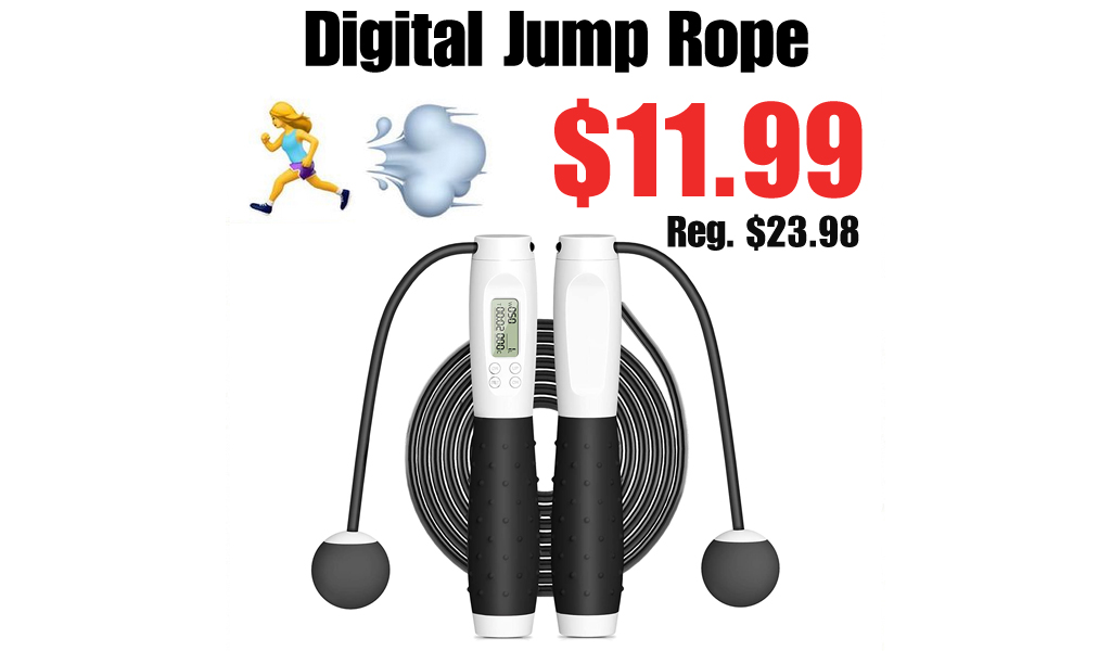 Digital Jump Rope Only $11.99 Shipped on Amazon (Regularly $23.98)