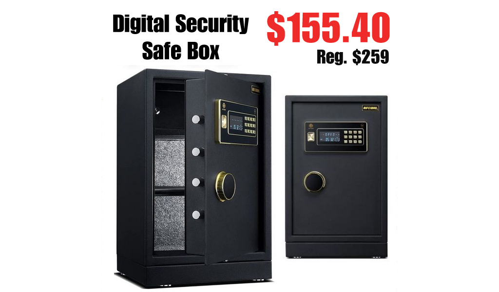Digital Security Safe Box Only $155.40 Shipped on Amazon (Regularly $259)