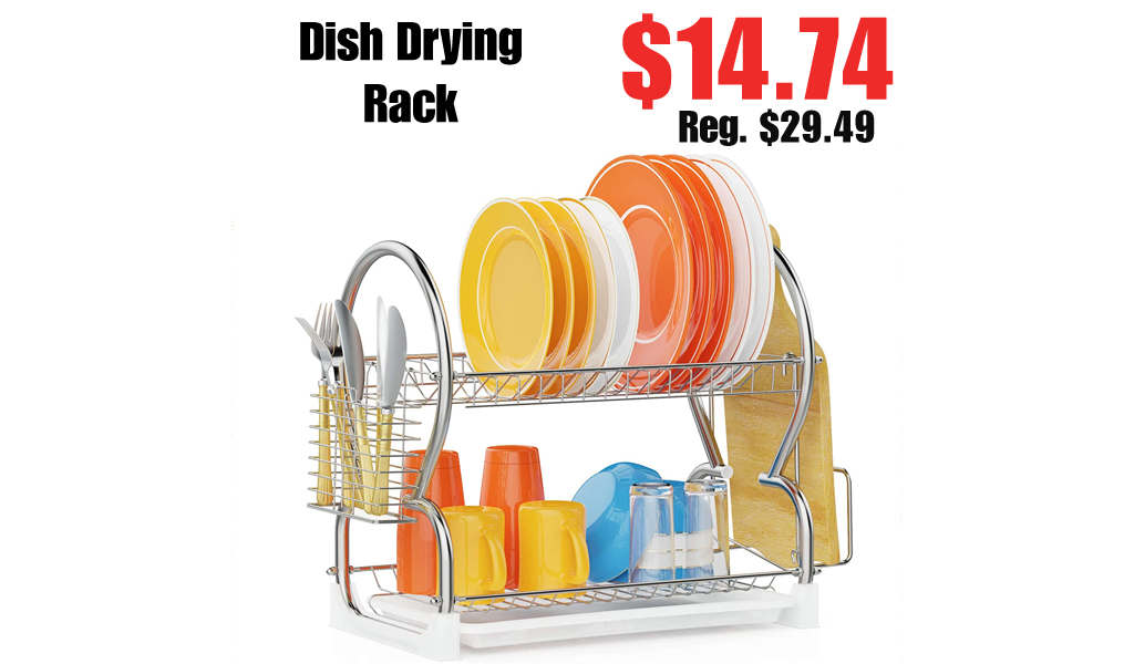 Dish Drying Rack Only $14.74 Shipped on Amazon (Regularly $29.49)