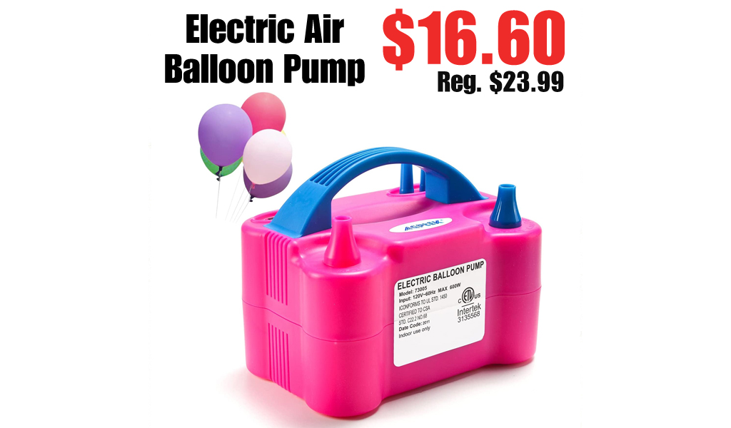 Electric Air Balloon Pump Only $16.60 Shipped on Amazon (Regularly $23.99)