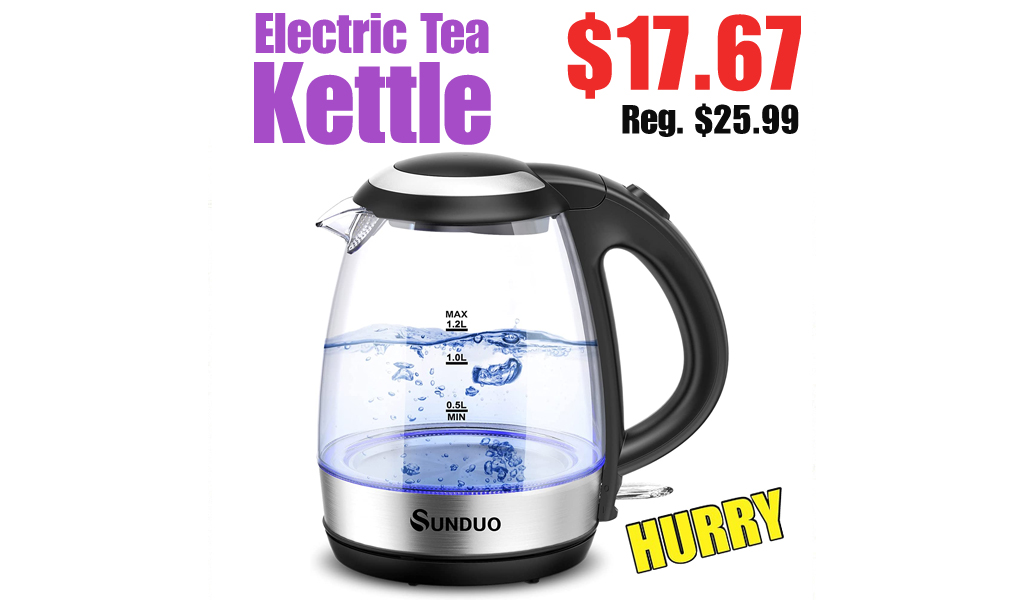 Electric Tea Kettle Only $17.67 Shipped on Amazon (Regularly $25.99)