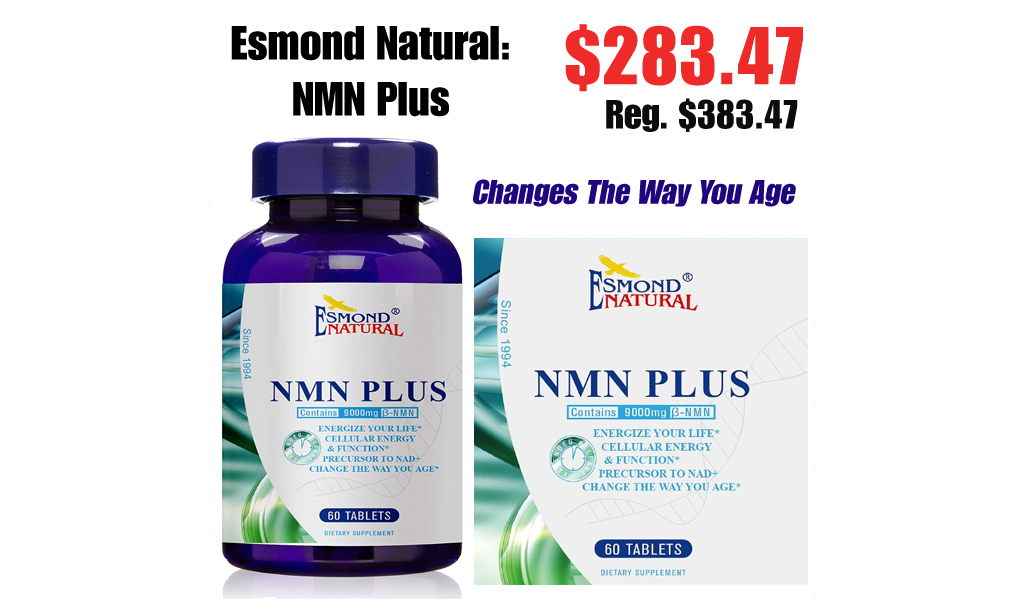 Esmond Natural: NMN Plus Only $283.47 Shipped on Amazon (Regularly $383.47)
