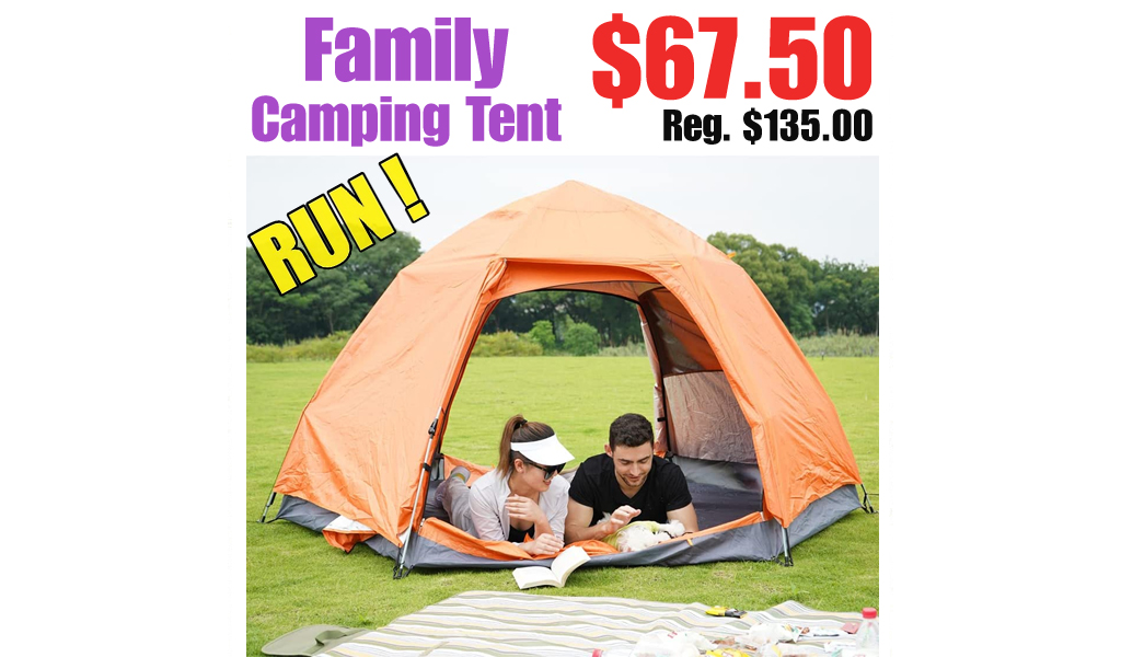 Family Camping Tent Only $67.50 Shipped on Amazon (Regularly $135.00)