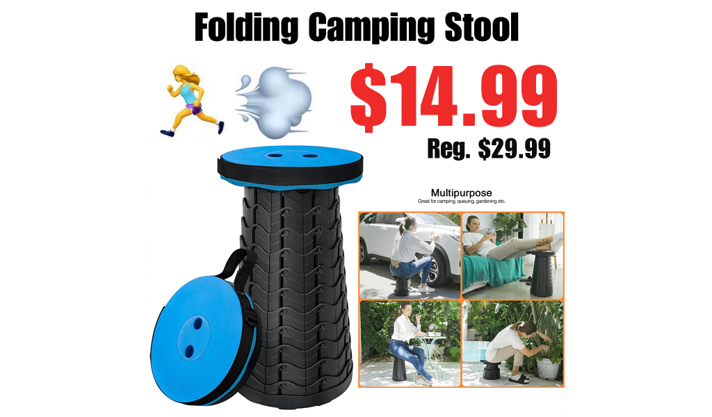 Folding Camping Stool Only $14.99 Shipped on Amazon (Regularly $29.99)