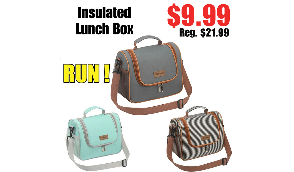 Insulated Lunch Box Only $9.99 Shipped on Amazon (Regularly $21.99)