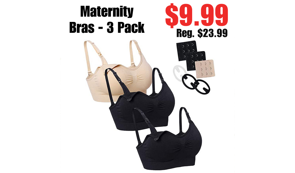 Maternity Bras - 3 Pack Only $9.99 Shipped on Amazon (Regularly $23.99)