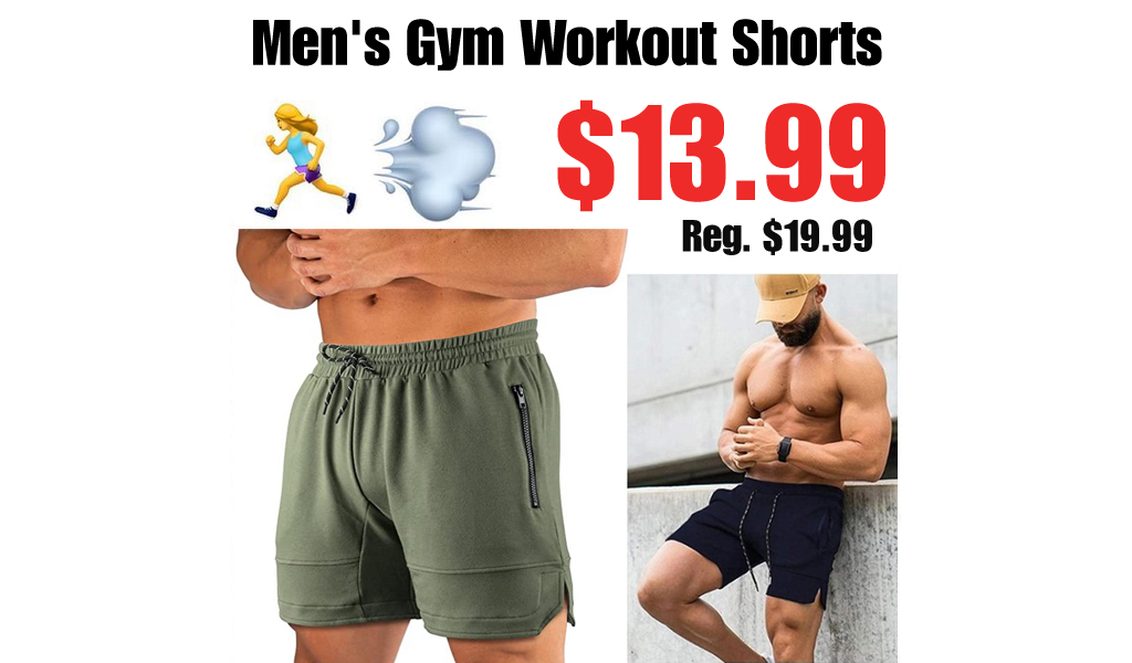Men's Gym Workout Shorts Only $13.99 Shipped on Amazon (Regularly $19.99)