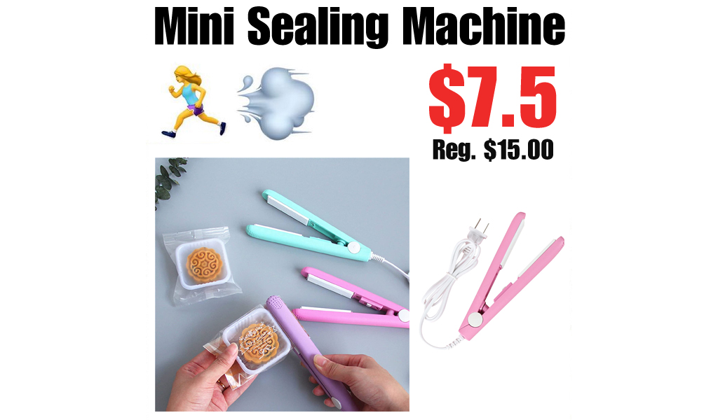 Mini Sealing Machine Only $7.5 Shipped on Amazon (Regularly $15.00)