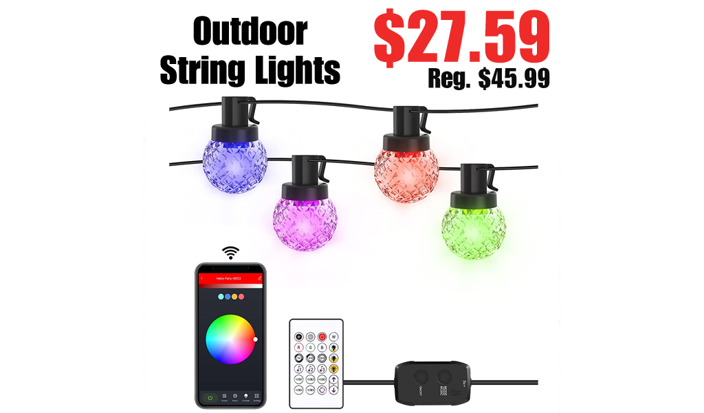 Outdoor String Lights Only $27.59 Shipped on Amazon (Regularly $45.99)