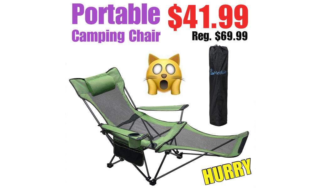 Portable Camping Chair Only $41.99 Shipped on Amazon (Regularly $69.99)