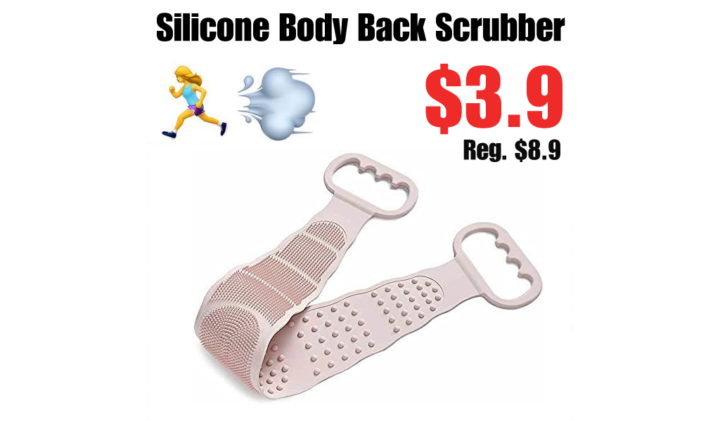 Silicone Body Back Scrubber Only $3.9 Shipped on Amazon (Regularly $8.9)