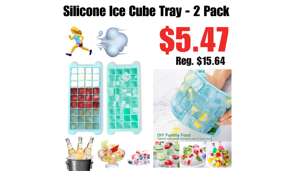 Silicone Ice Cube Tray - 2 Pack Only $5.47 Shipped on Amazon (Regularly $15.64)