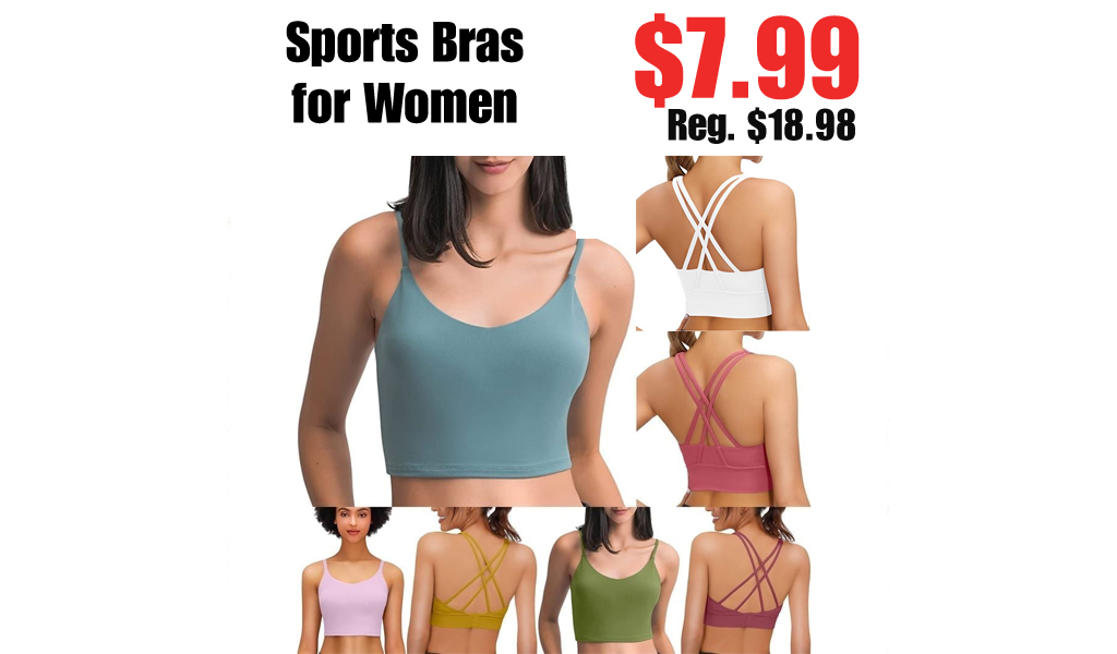 Sports Bras for Women Only $7.99 Shipped on Amazon (Regularly $18.98)