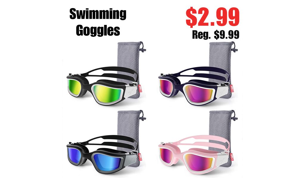 Swimming Goggles Only $2.99 Shipped on Amazon (Regularly $9.99)