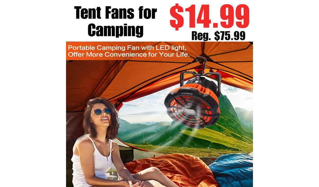 Tent Fans for Camping Only $14.99 Shipped on Amazon (Regularly $75.99)