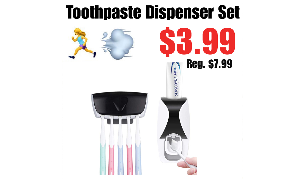 Toothpaste Dispenser Set Only $3.99 Shipped on Amazon (Regularly $7.99)