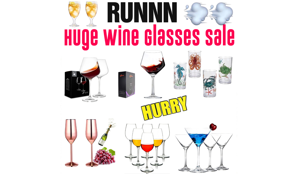 Wine Glasses for Less on Wayfair - Big Sale