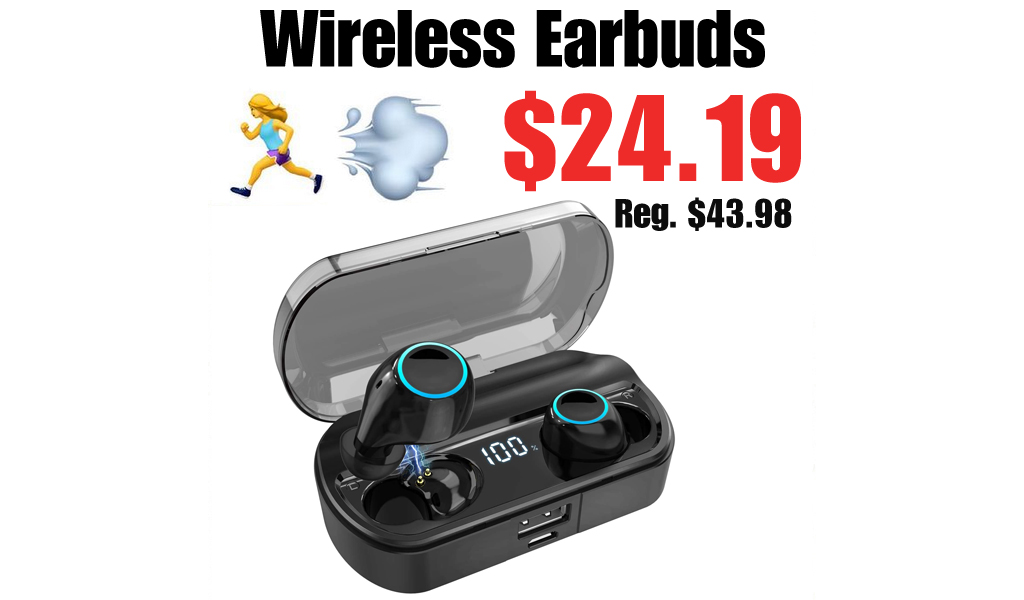 Wireless Earbuds Only $24.19 Shipped on Amazon (Regularly $43.98)