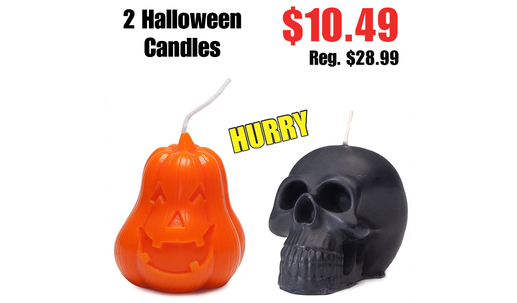 2 Halloween Candles Only $10.49 Shipped on Amazon (Regularly $28.99)