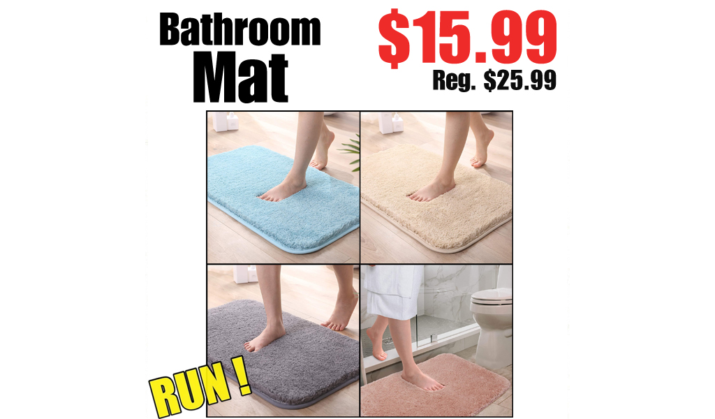 Bathroom Mat Only $15.99 on Amazon (Regularly $25.99)