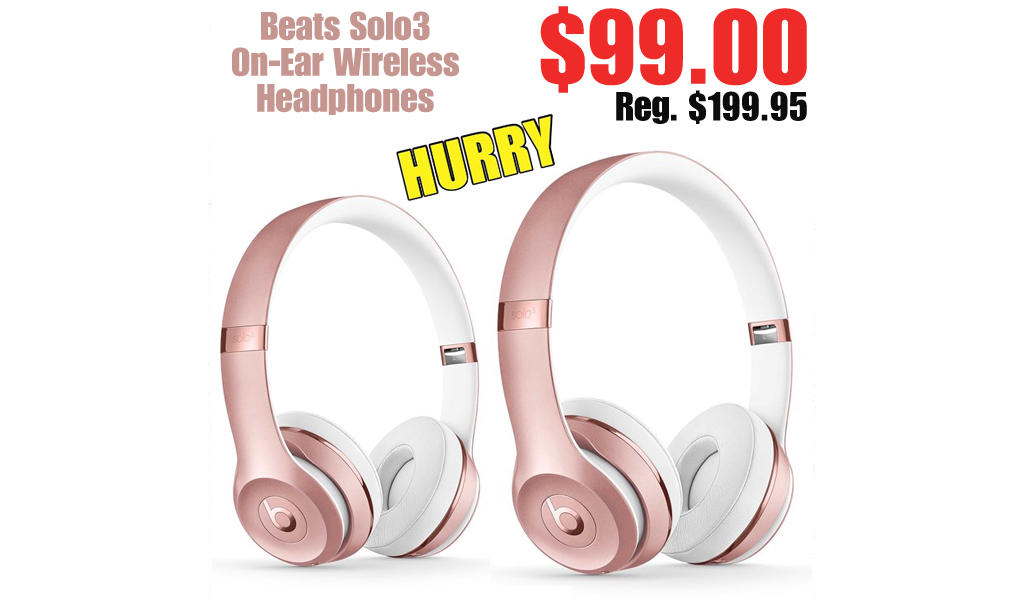 Beats Solo3 On-Ear Wireless Headphones Only $99 Shipped on Walmart.com (Regularly $200)
