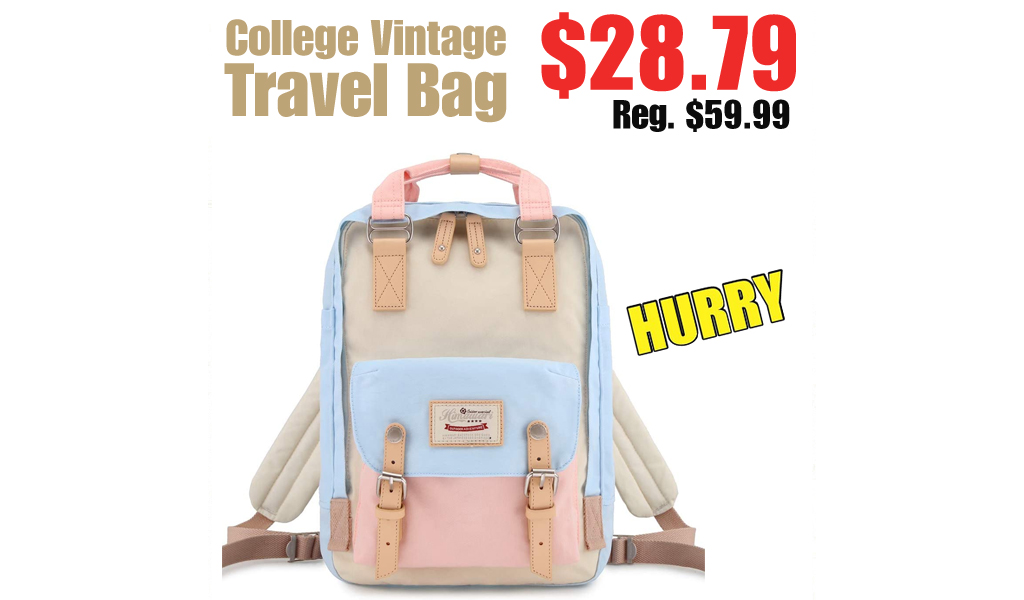 College Vintage Travel Bag $28.79 Shipped on Amazon (Regularly $59.99)