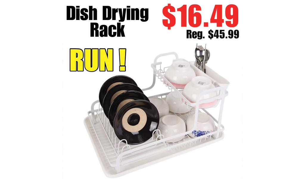 Dish Drying Rack Only $16.49 on Amazon (Regularly $45.99)