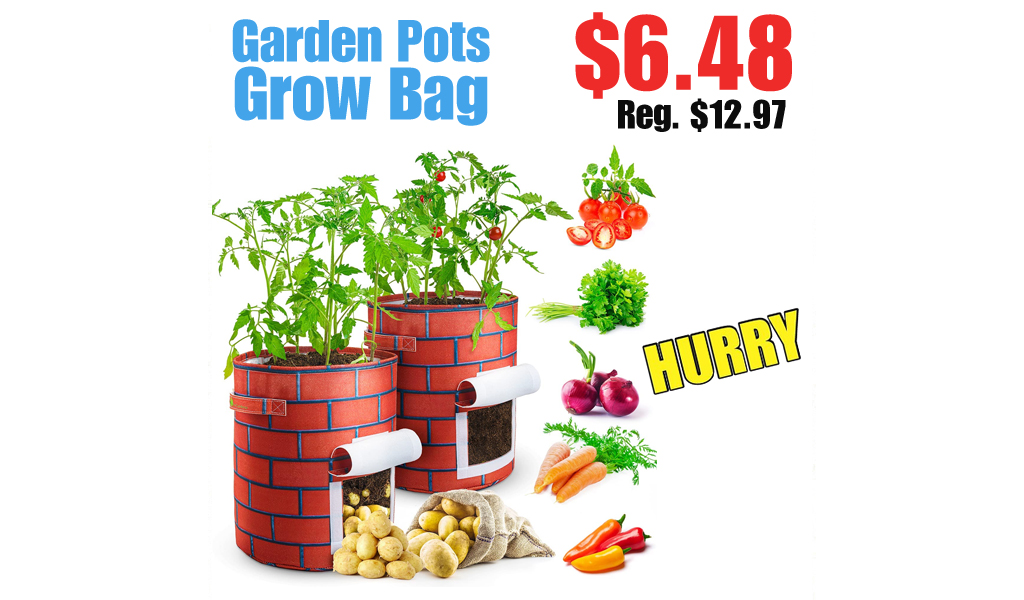 Garden Pots Grow Bag Only $6.48 Shipped on Amazon (Regularly $10.99)