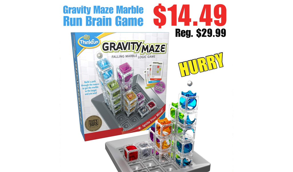 Gravity Maze Marble Run Brain Game Only $14.49 Shipped on Amazon (Regularly $29.99)