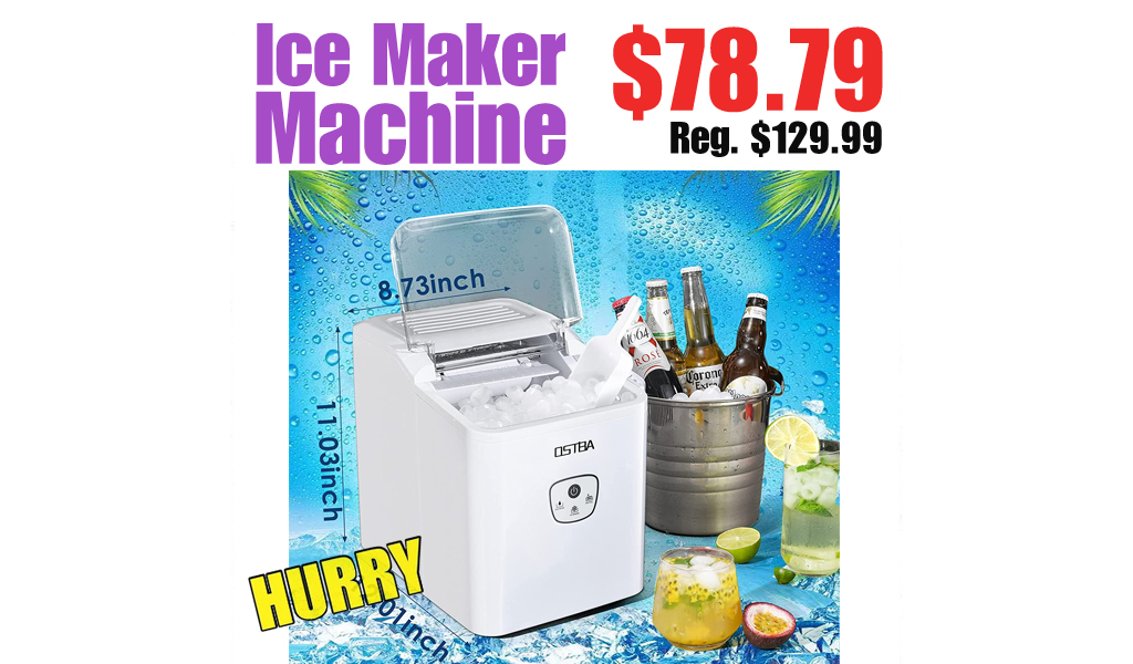 Ice Maker Machine Only $78.79 Shipped on Amazon (Regularly $129.99)