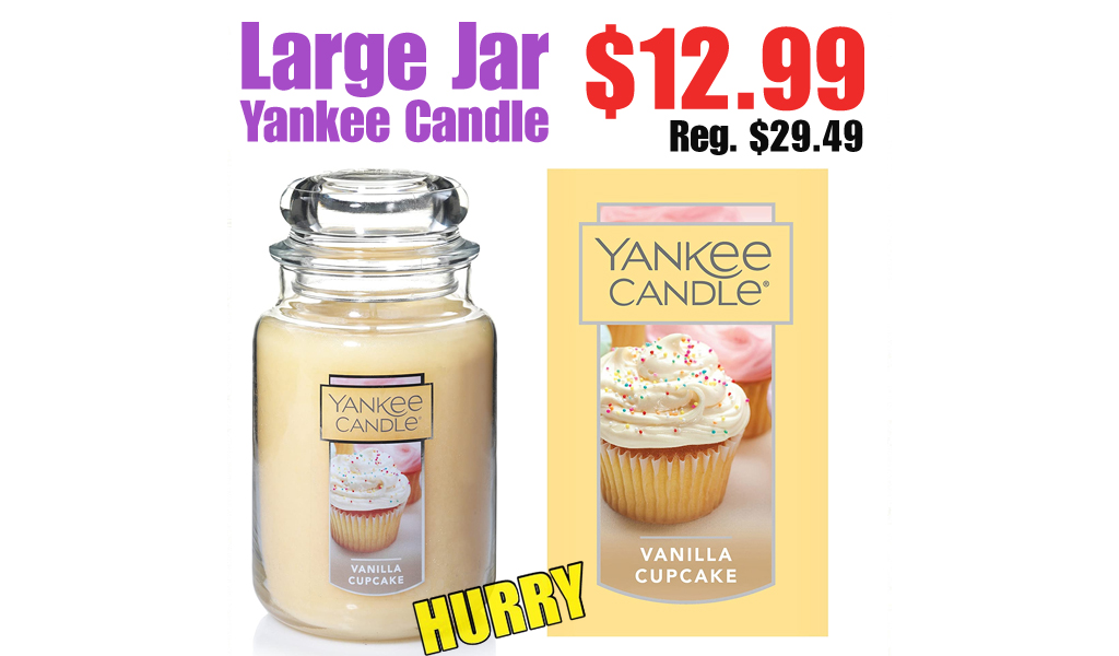 Large Jar Yankee Candle Only $12.99 Shipped on Amazon (Regularly $29.49)