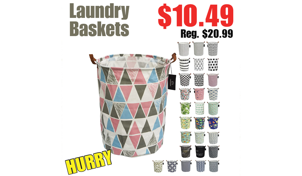 Laundry Baskets $10.49 Shipped on Amazon (Regularly $20.99)