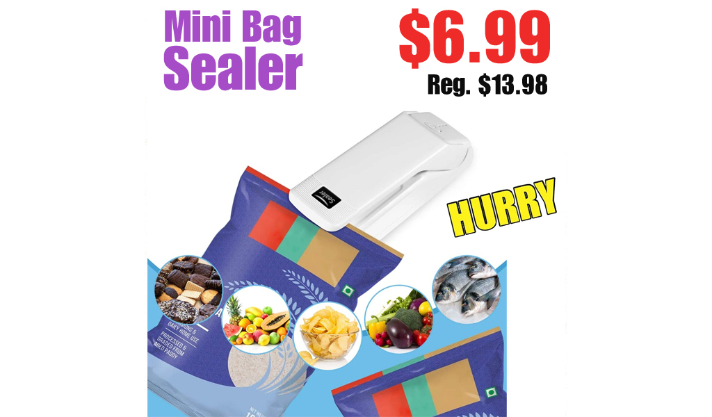 Mini Bag Sealer Only $6.99 Shipped on Amazon (Regularly $13.98)