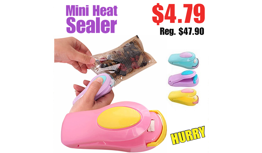 Mini Heat Sealer Only $4.79 Shipped on Amazon (Regularly $47.90)