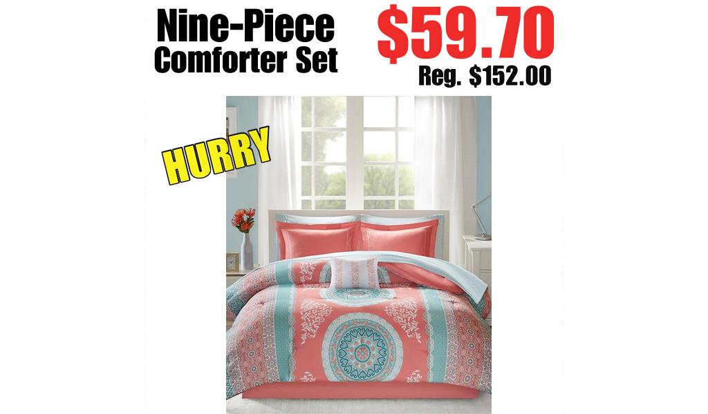Nine-Piece Comforter Set Only $59.70 Shipped on Zulily (Regularly $152.00)