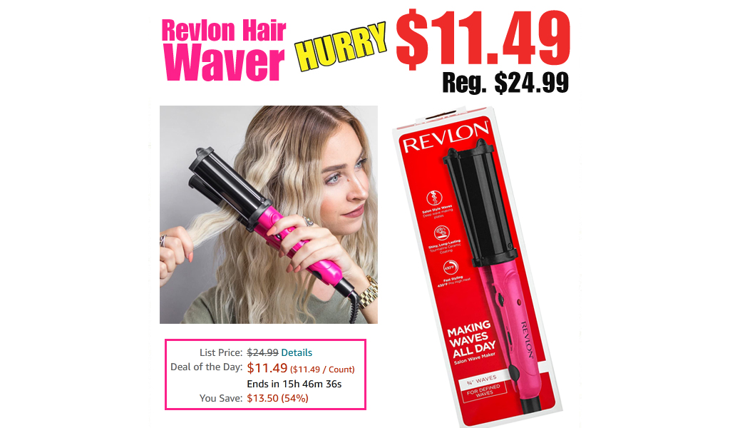 Revlon Hair Waver Only $11.49 on Amazon (Regularly $24.99)