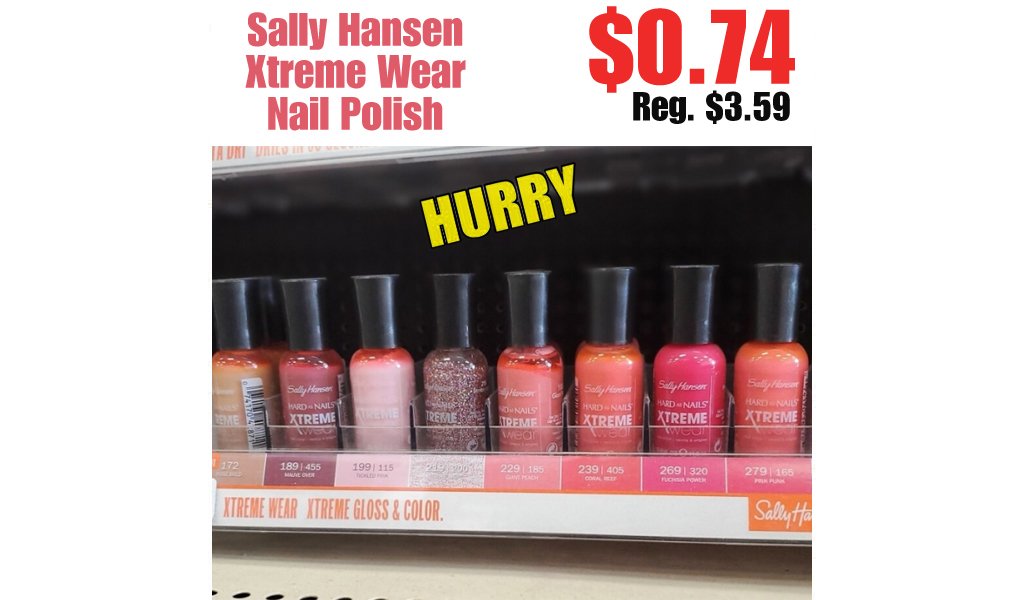 Sally Hansen Xtreme Wear Nail Polish from 74¢ Shipped on Amazon (Regularly $3.59)